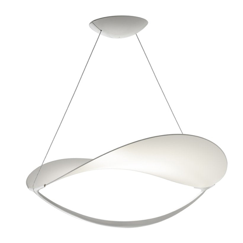 PLENA - LED aluminium and PVC pendant lamp