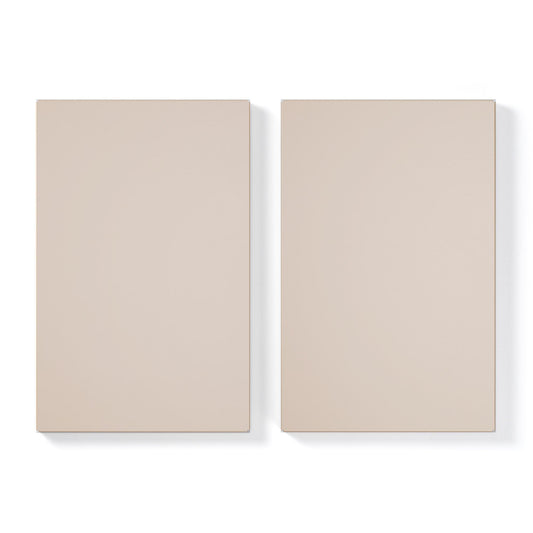 Department Shelf for Store Cabinet with 1 Door Set of 2 Mushroom