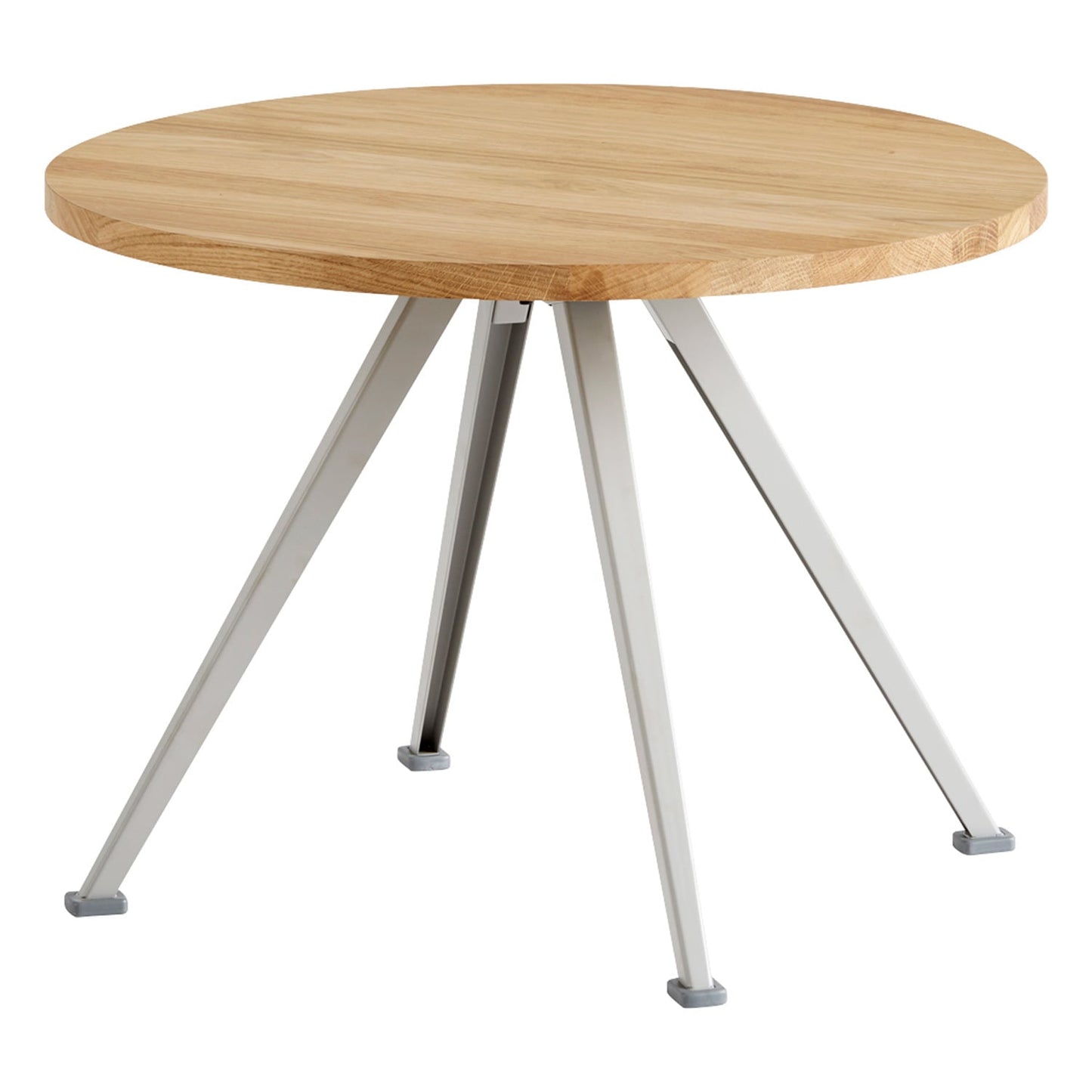 Pyramid coffee table 51, 60 cm, beige - lacquered oak