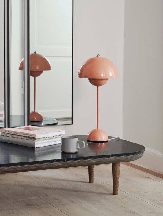 Fly SC5 coffee table, smoked oak - black Marquina marble