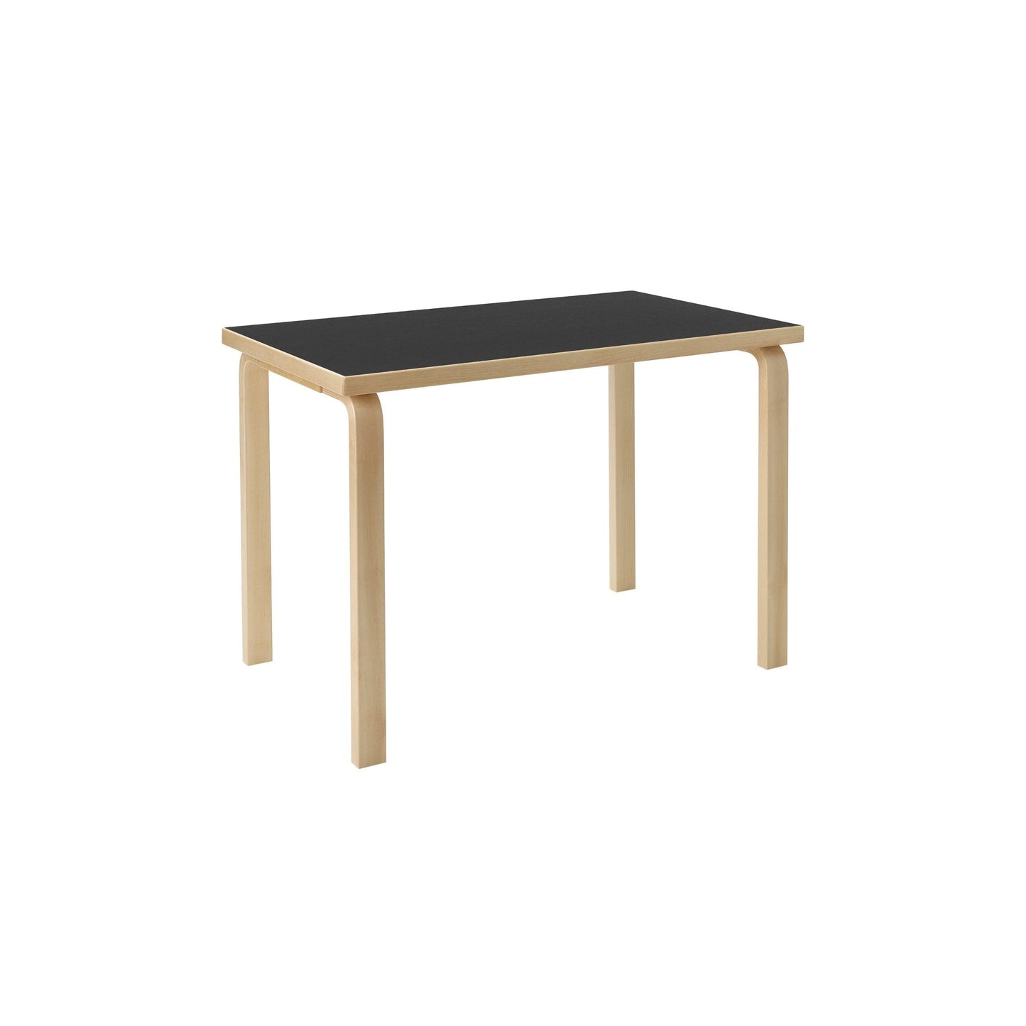 Artek Aalto Table 80B — black linoleum
