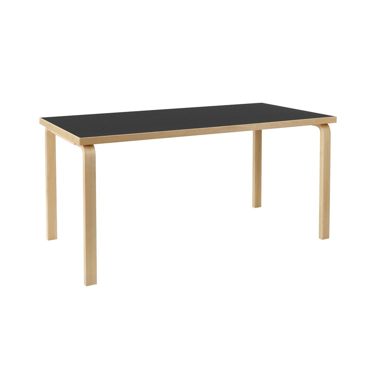 Artek Aalto Table 81A — birch/black linoleum