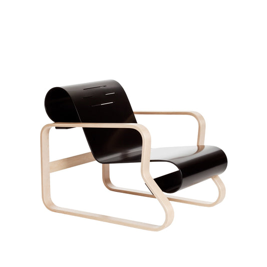 Artek Armchair 41 "Paimio" — birch/black lacquered