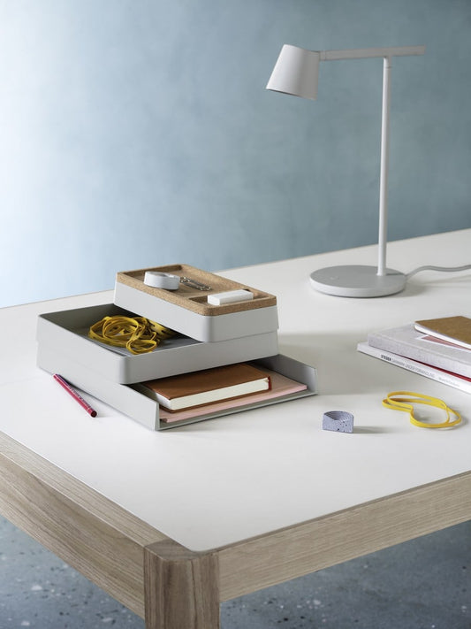 Arrange Desk Tray, 25 x 25 cm, grey