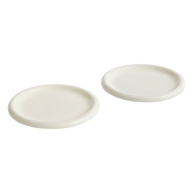 Barro plate by HAY #set of 2, 24 cm, off-white #