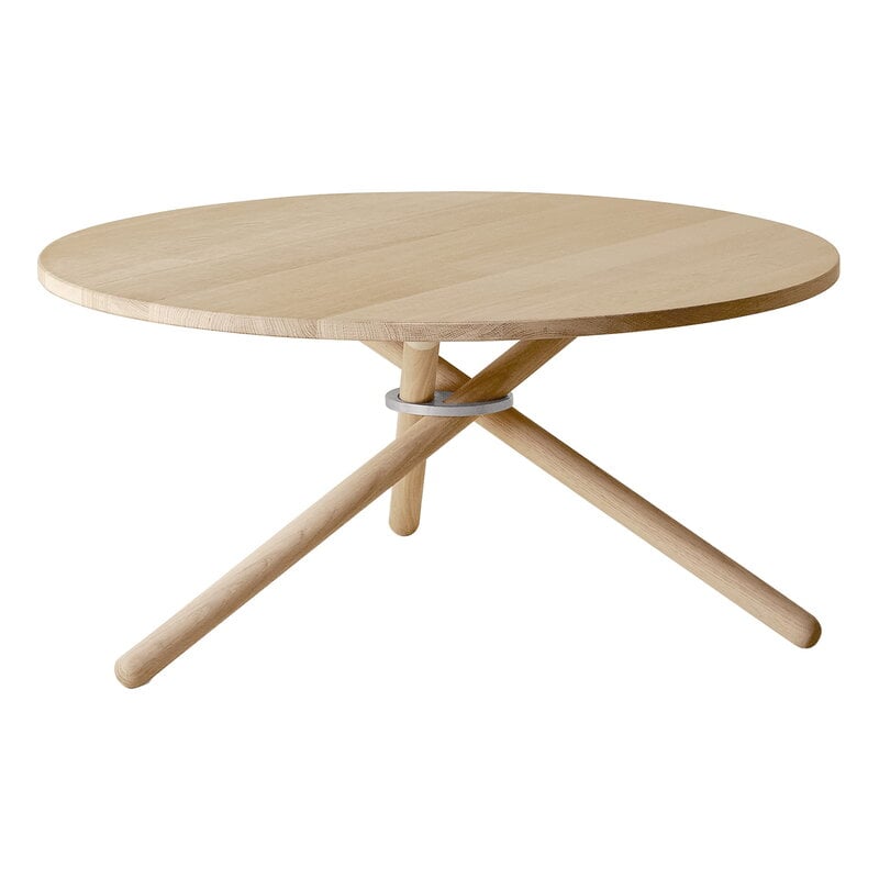Bertha coffee table by Eberhart Furniture #90 cm, light oak #