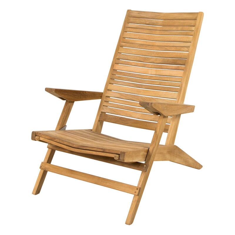 Flip deck chair by Cane-line #teak #