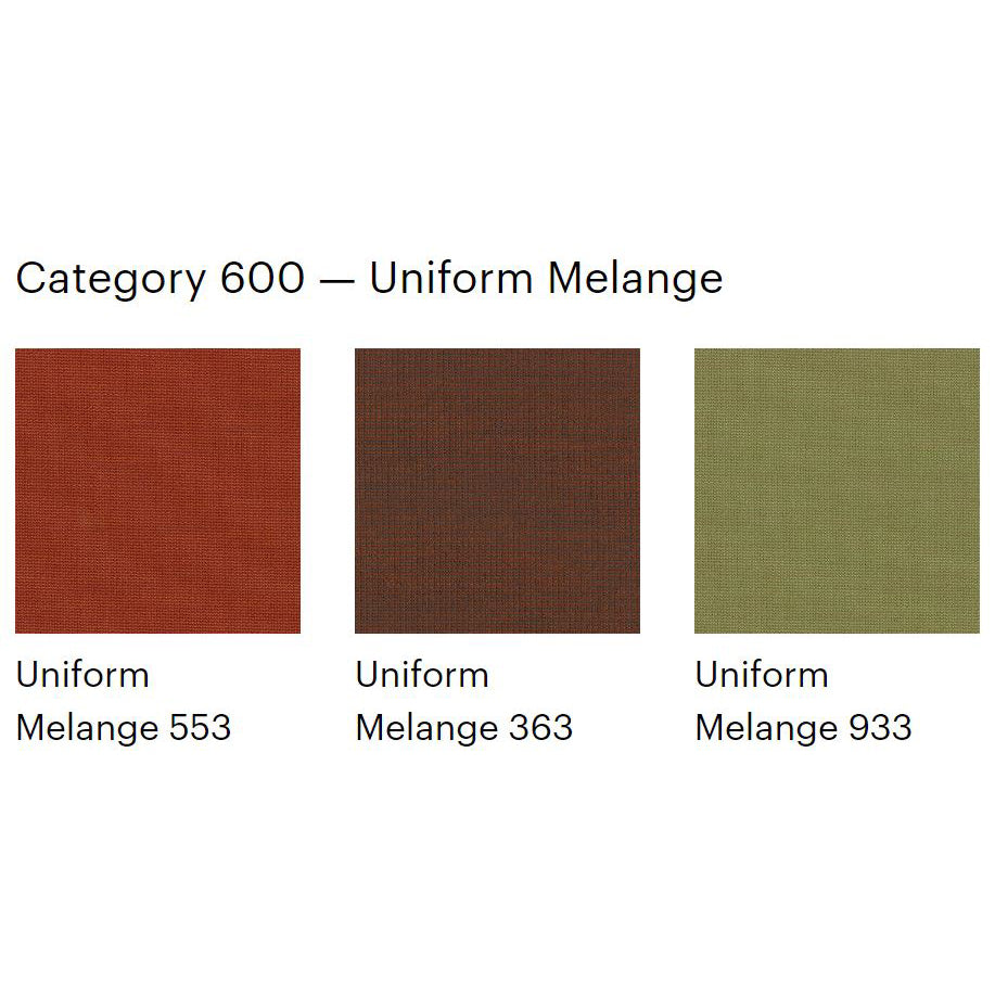 ABSENT - Modular fabric sofa (Module - Pouf / Upholstery Material - Category 600 | Uniform Melange)