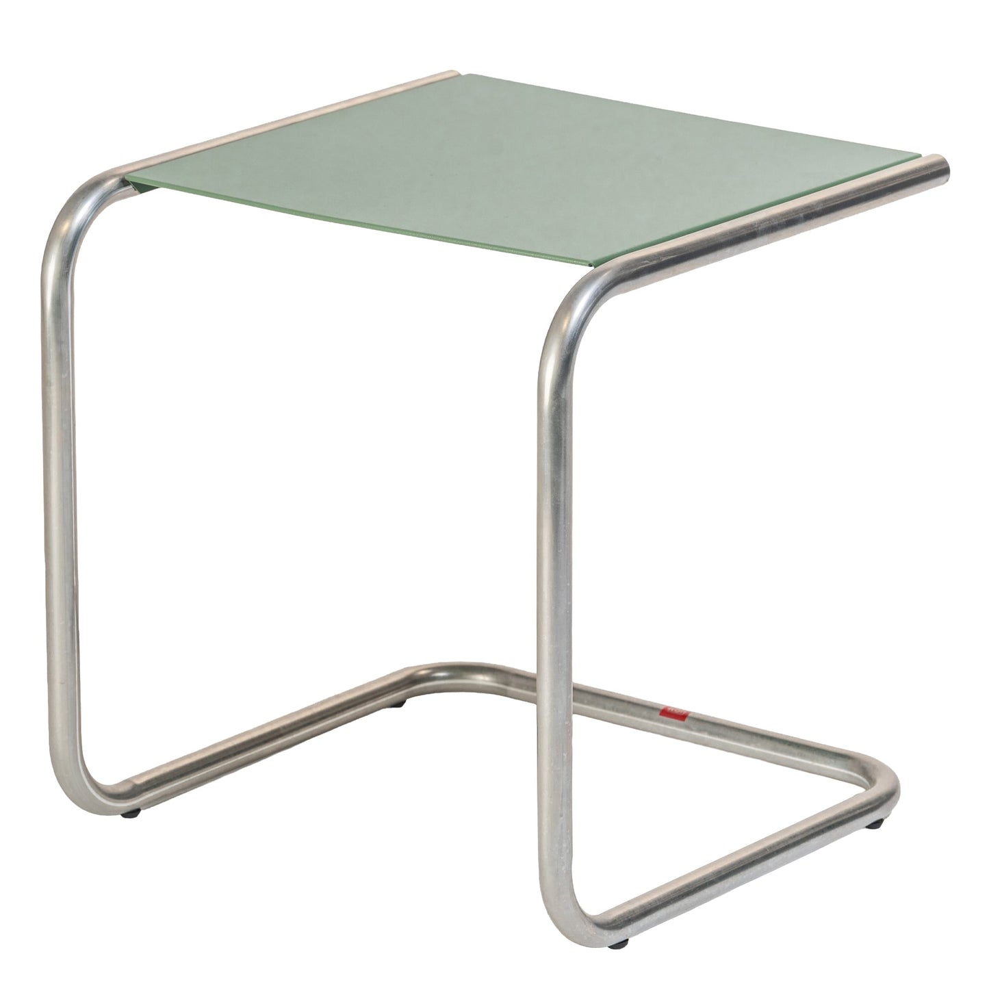 Club Outdoor sidetable, chrome - sage green