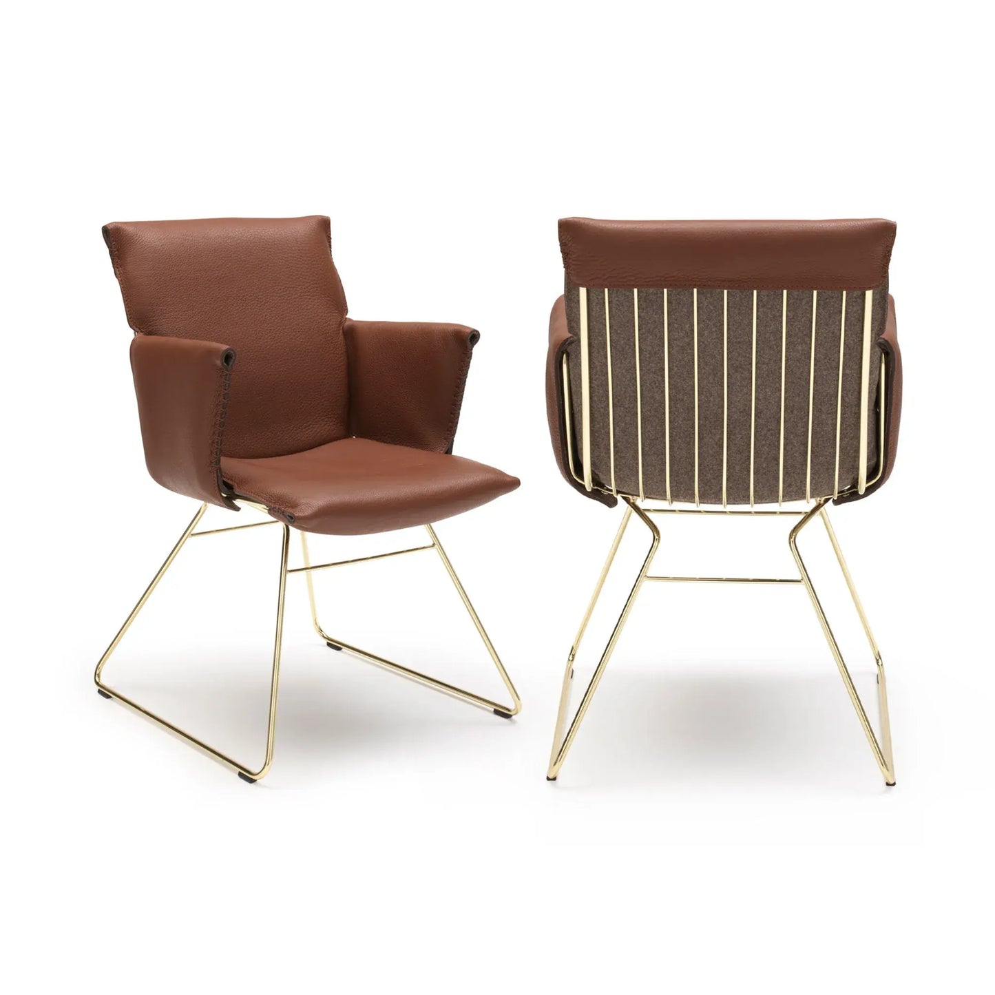 DS-515 Snug - Sled base leather armchair (Category - Leather | NECK)