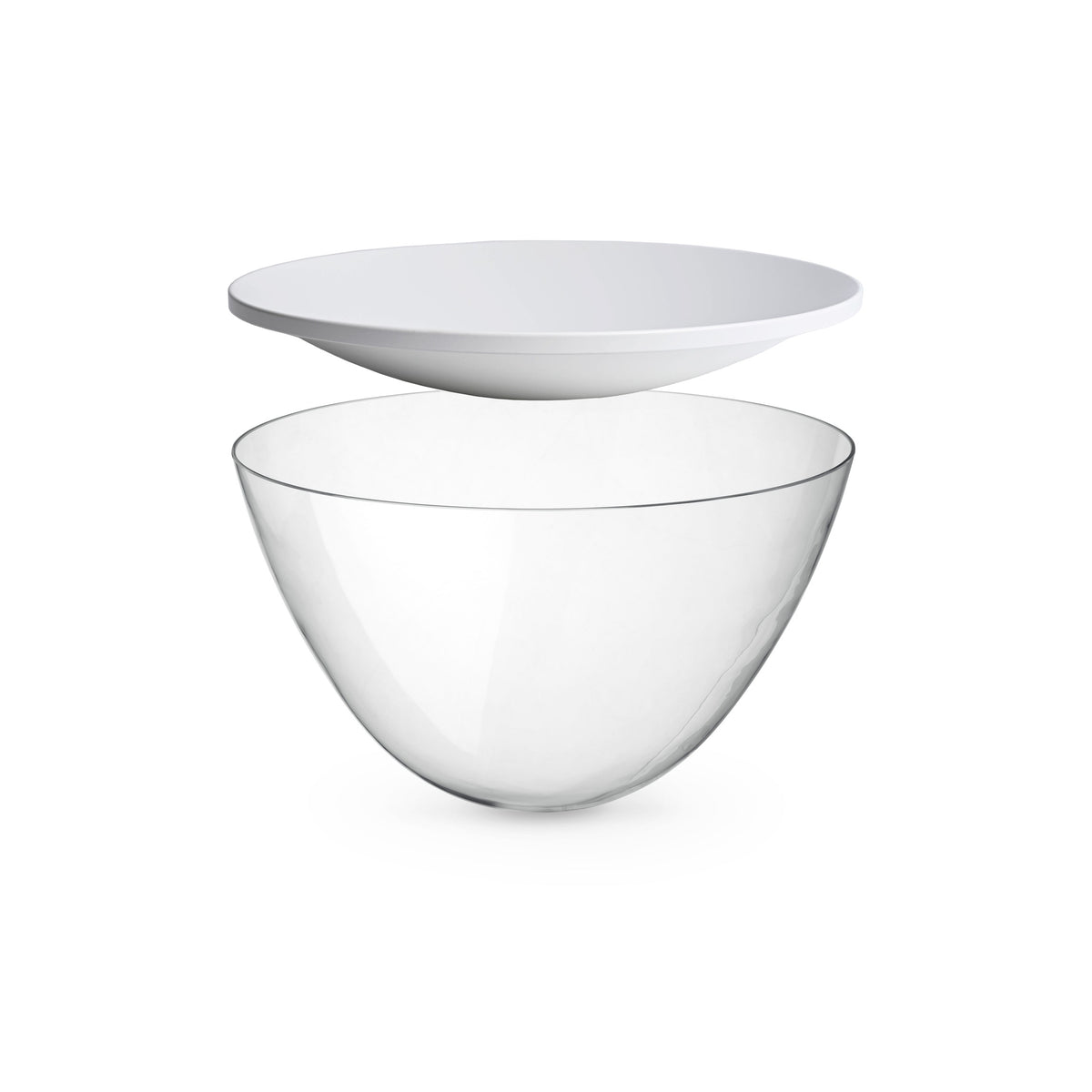 Taccia Small Glass Diffuser & Reflector - Matt/Matt (F6606009)