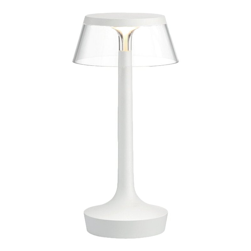Bon Jour Unplugged table lamp by Flos #white - clear #