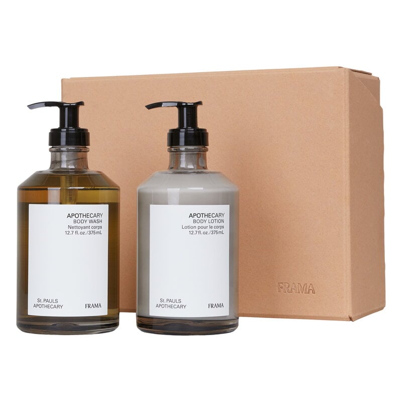 Apothecary gift box by Frama #body wash and body lotion #