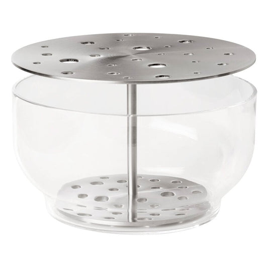 Ikebana vase by Fritz Hansen #large, steel #