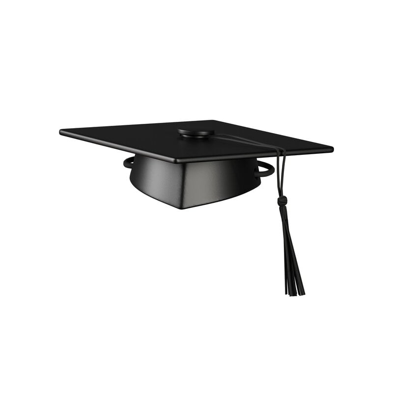 Graduate hat by Kay Bojesen #black #
