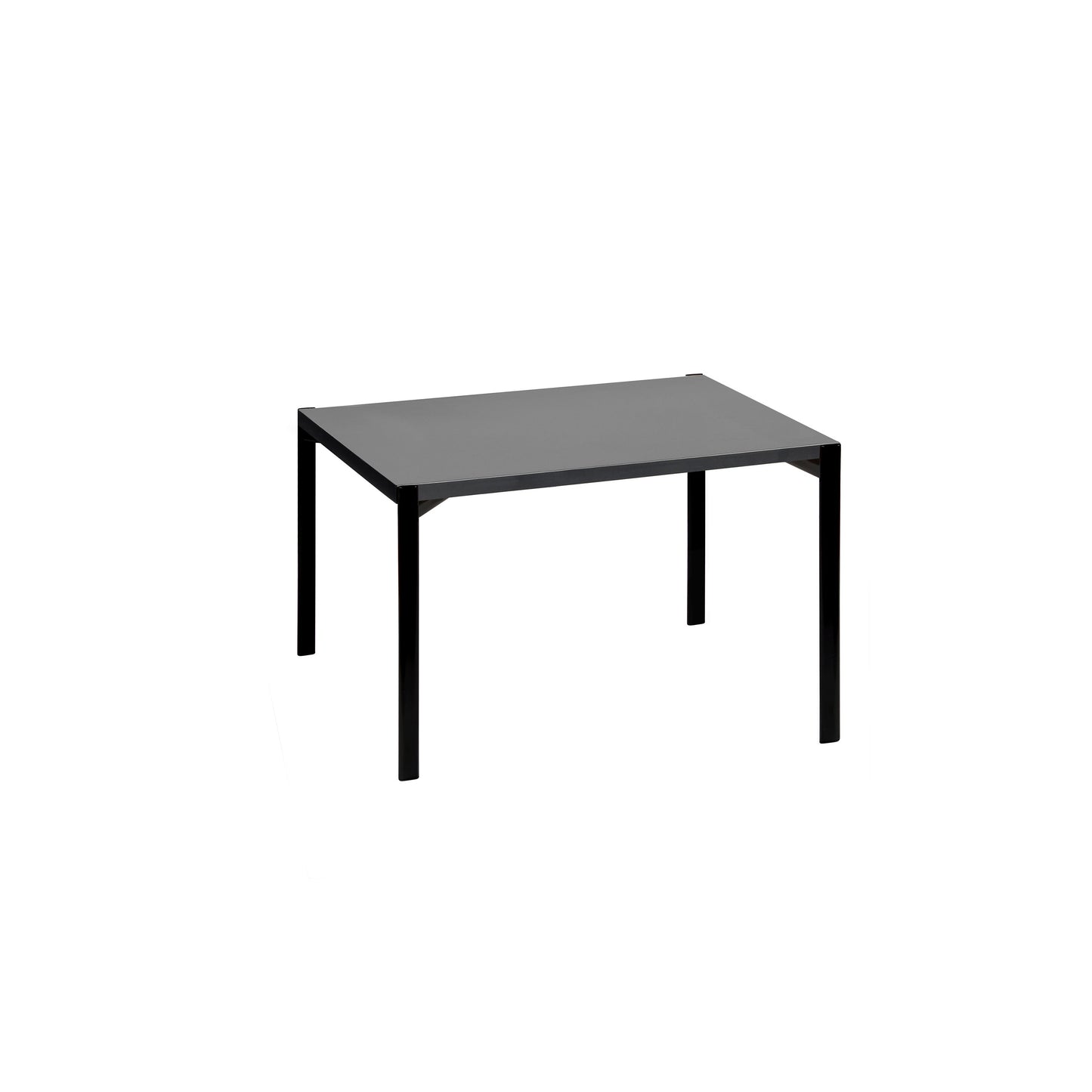 Artek Kiki Low Table, 60 cm — black powder coating/black laminate