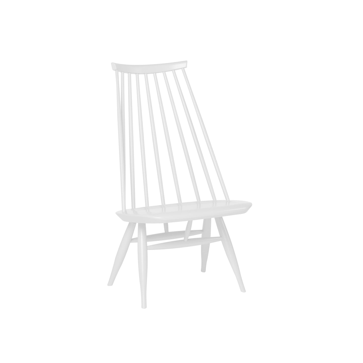 Artek Mademoiselle Lounge Chair — white lacquered