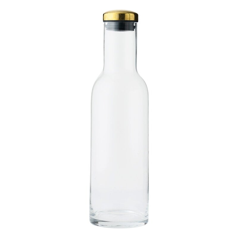 Bottle carafe by Audo Copenhagen #1 L, clear - brass #