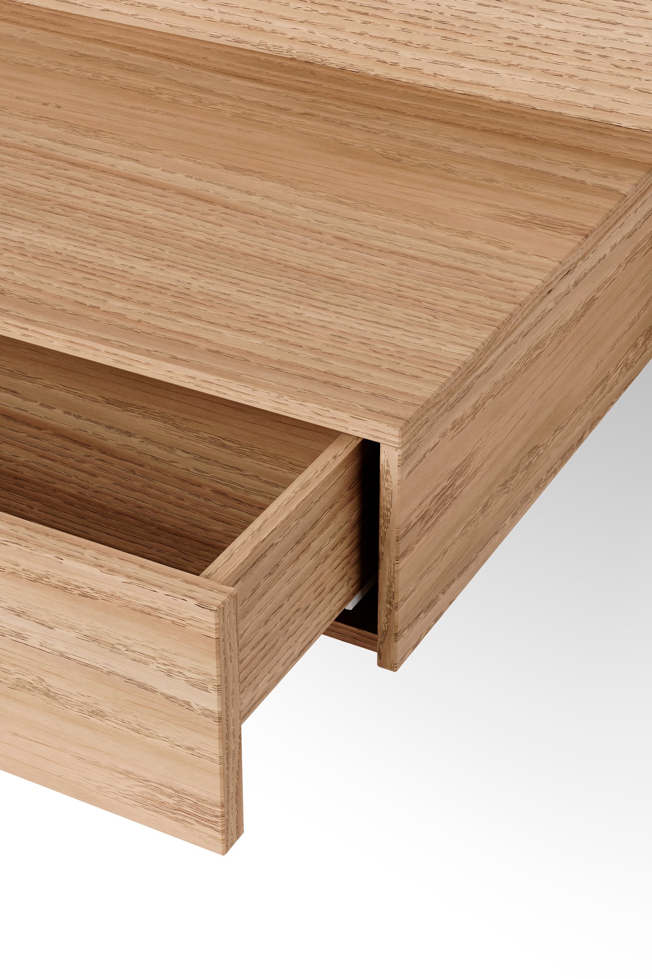 Tana wall mounted nightstand, oak