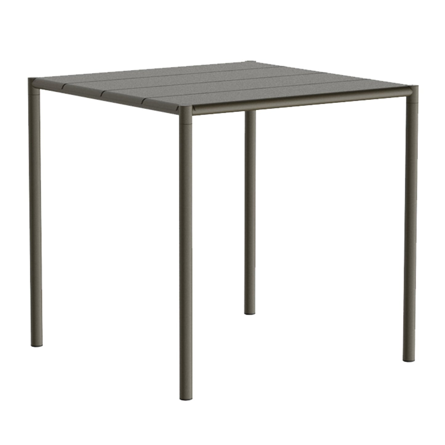 Sine dining table, 75,5 x 75,5 cm, dark green