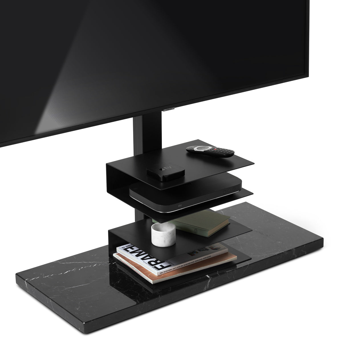 PTOLOMEO TV SMART - Floor mounted steel stand