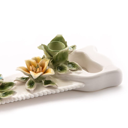fine porcelain Candle Holder Flower Attitude The Saw by Seletti