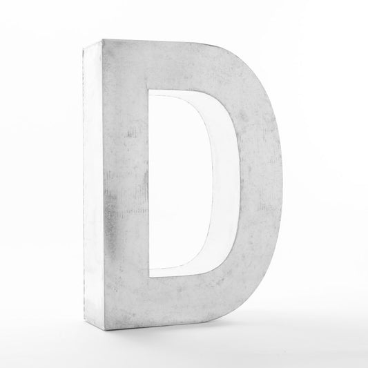 Iron Decorative Object Metalvetica 100 Typeface "D" by Seletti