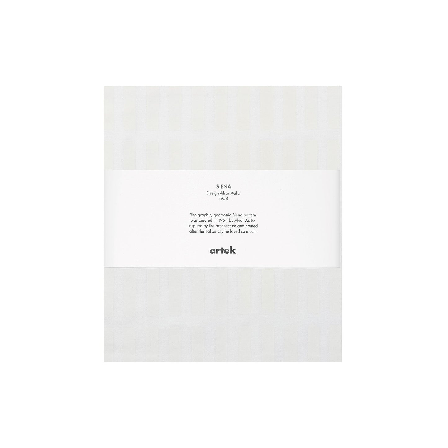 Artek Siena Fabric, cotton — white/white
