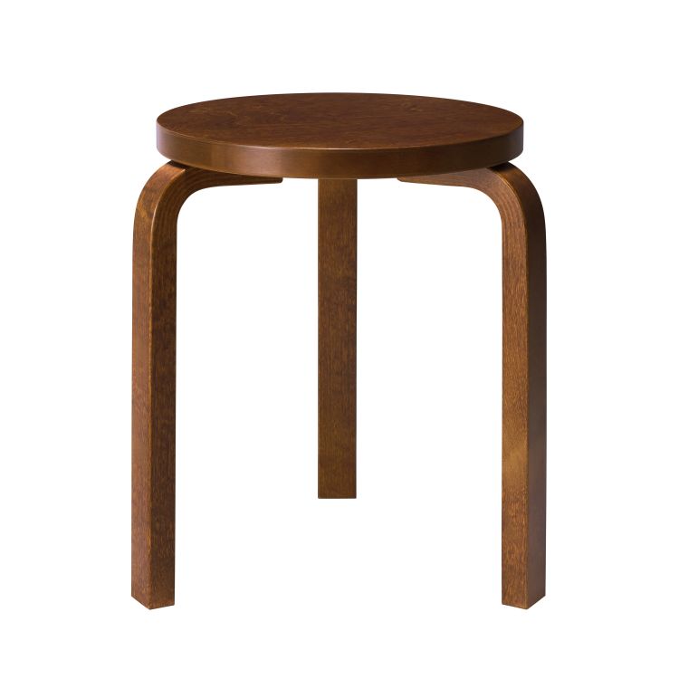 STOOL 60 - 3 legs - Stackable wooden stool