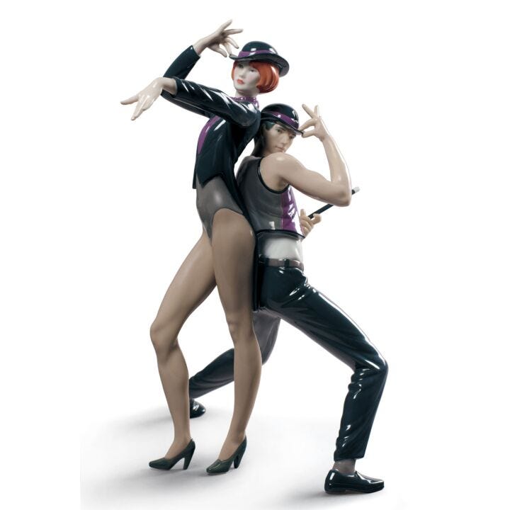 All That Jazz Dancing Couple Figurine by Lladró
