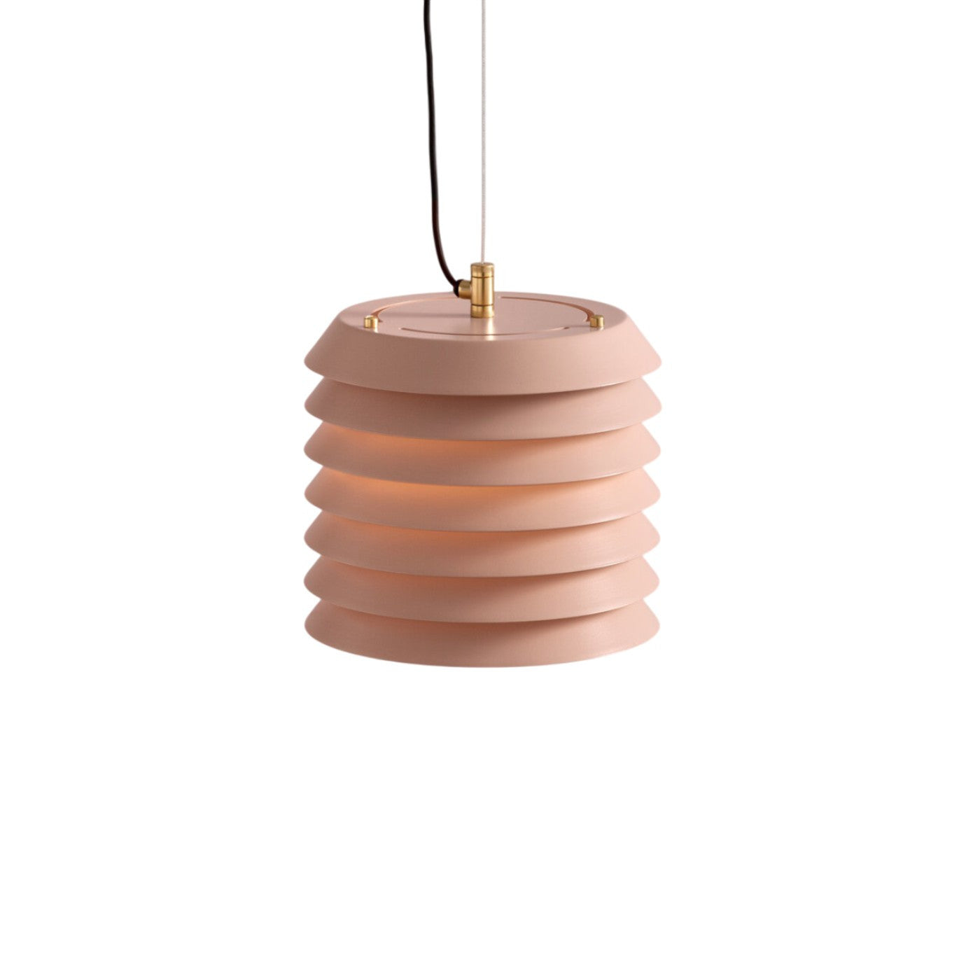 MAIJA - LED pendant lamp with metallic lampshade