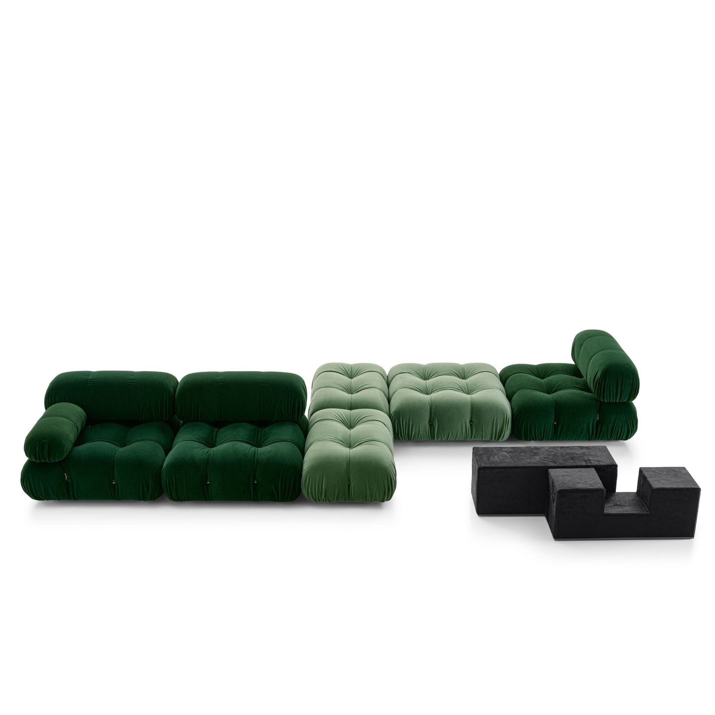 카멜레온다 모듈형 소파 Camaleonda Modular sectional tufted fabric sofa