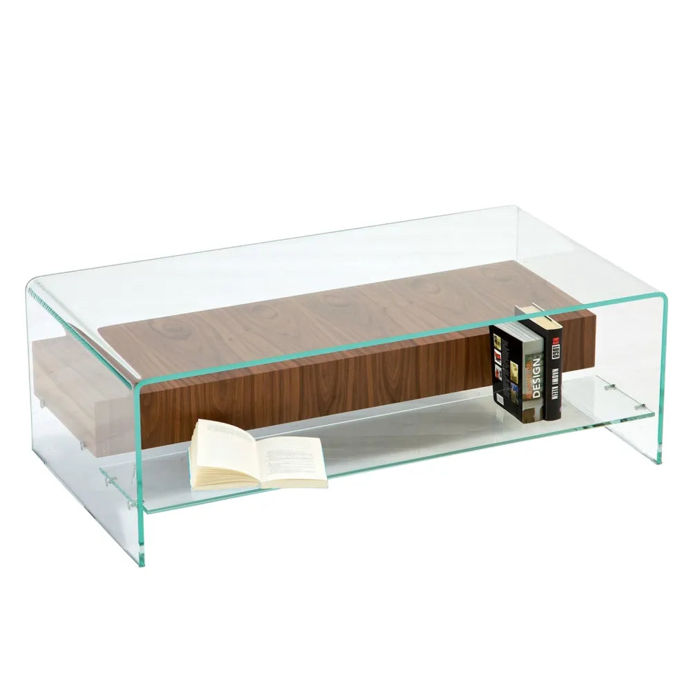 Bridge with drawer and shelf - Coffee table