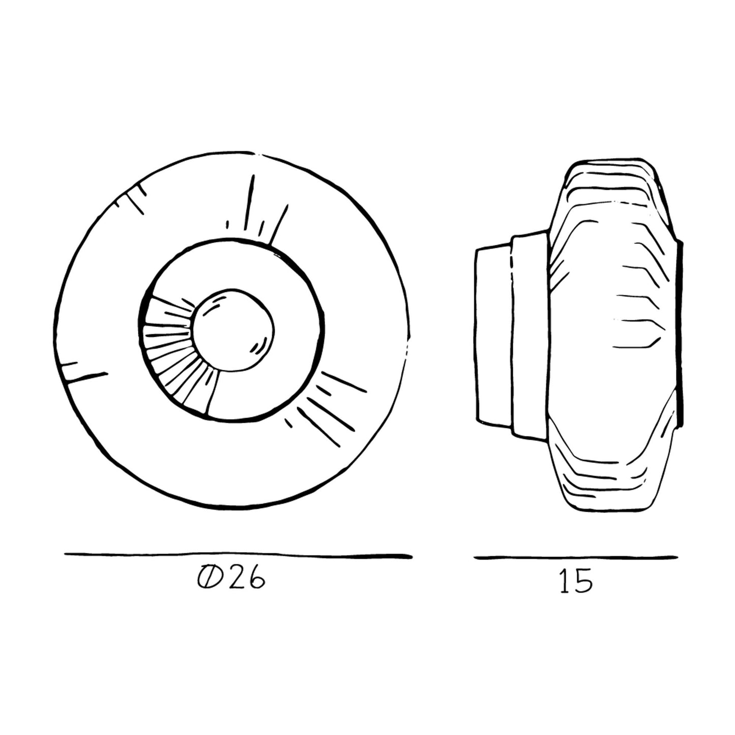 Design By Us New Wave Optic Wall Lamp Opal Glass