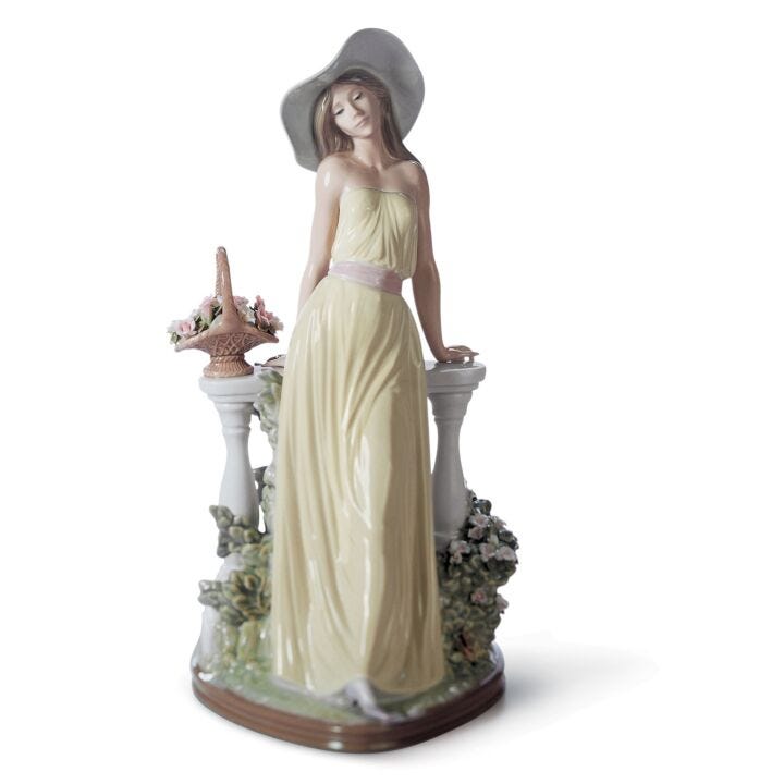 Time for Reflection Woman Figurine by Lladró