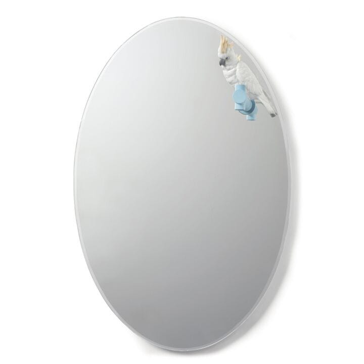 Parrot Shine II Wall Mirror by Lladró