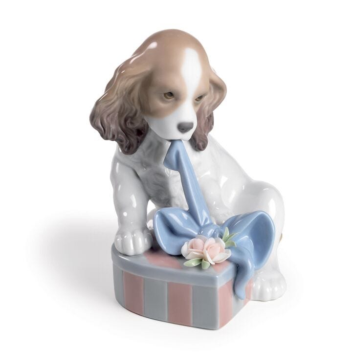 Can't Wait Dog Figurine by Lladró