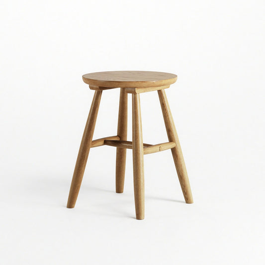 Department Wood Stool H15 Oak