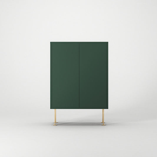 Decotique Vogue Cabinet 64 Green/Brass