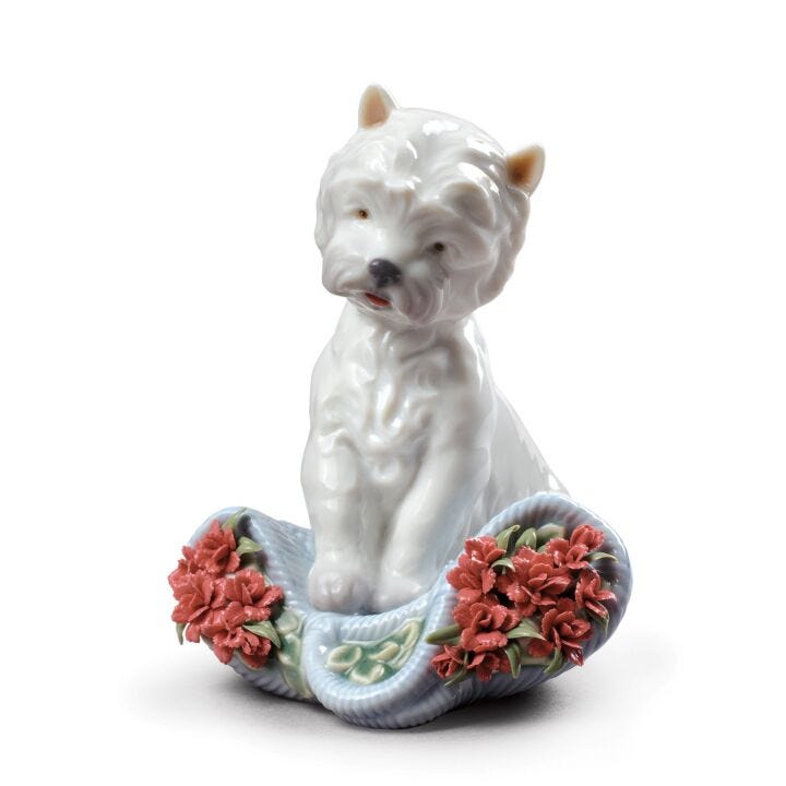 Playful Character Dog Figurine Type 164 by Lladró