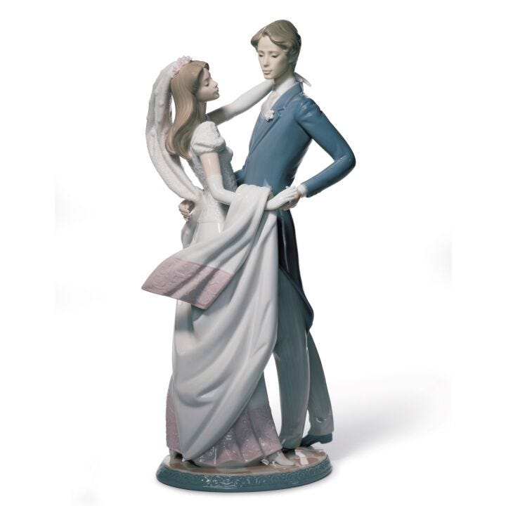 I Love You Truly Couple Figurine by Lladró