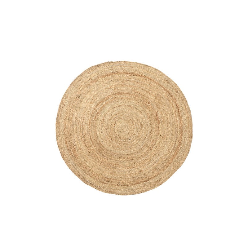 Eternal round jute rug by ferm LIVING #small, natural #