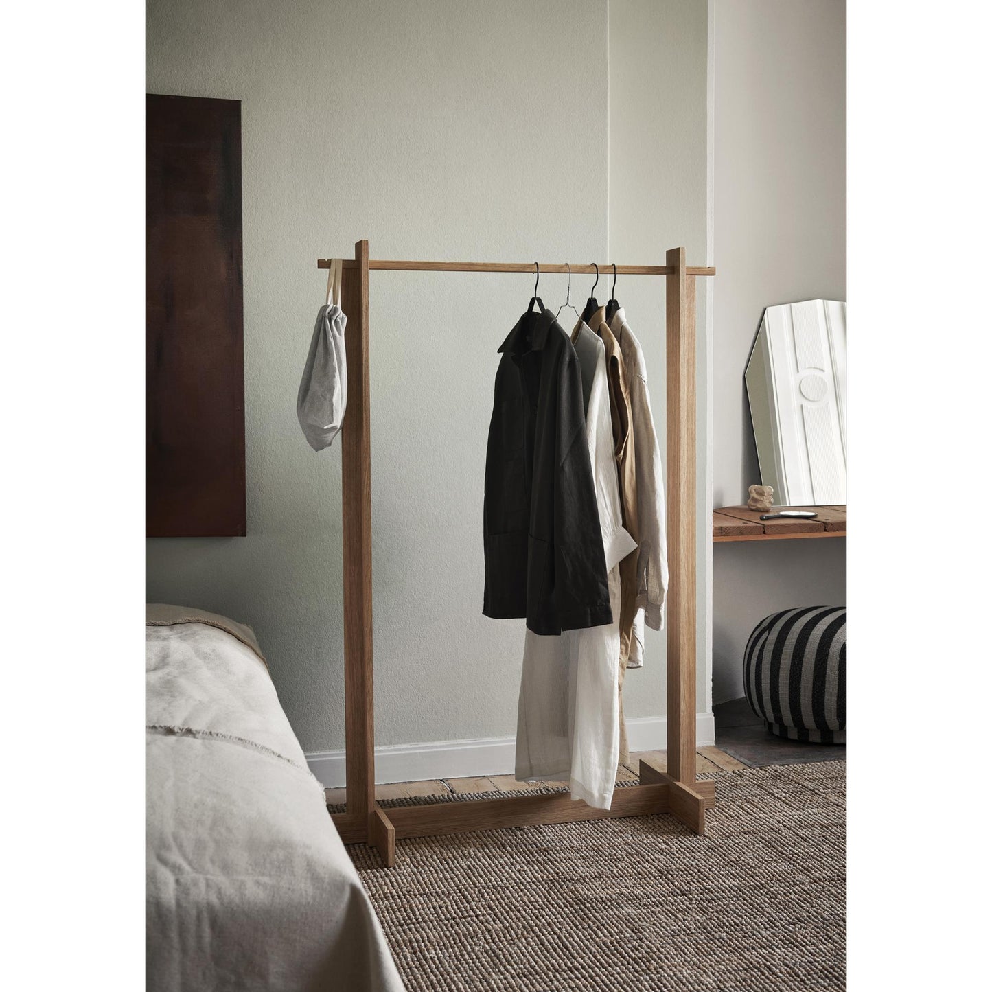 Ferm Living Bridge Clothes Rack 105x150 cm Oiled Oak