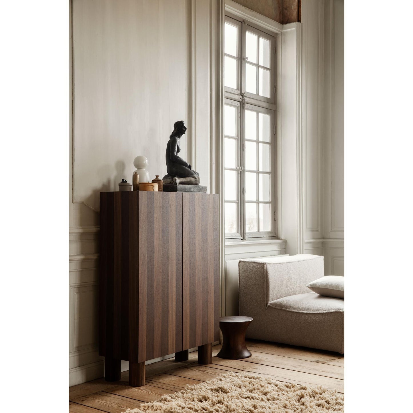 Ferm Living Spin Stool Brown