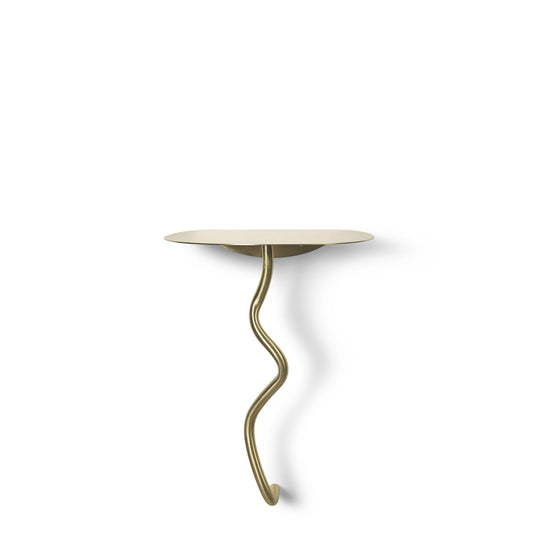 Ferm Living Curvature Wall Table Brass