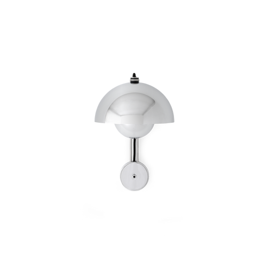 Flowerpot VP8 Wall Lamp by &tradition #Chrome