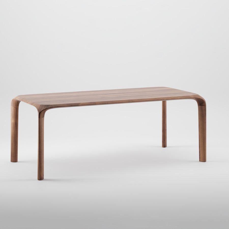 GING - Rectangular solid wood dining table