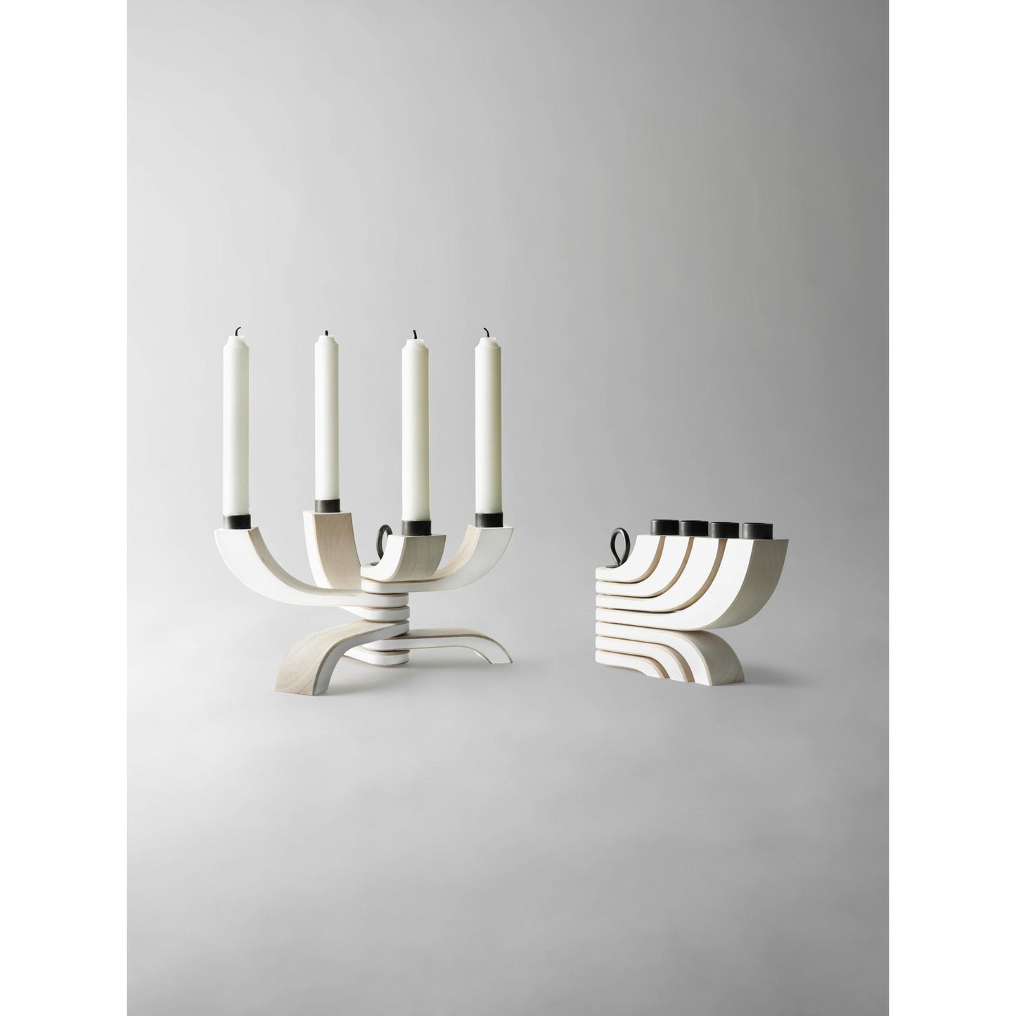 Design House Stockholm Nordic Light 4-Arms Candlestick Black