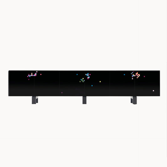 Mdf Cabinet/Sideboard Dreams by Bd Barcelona Design #3M#All Black