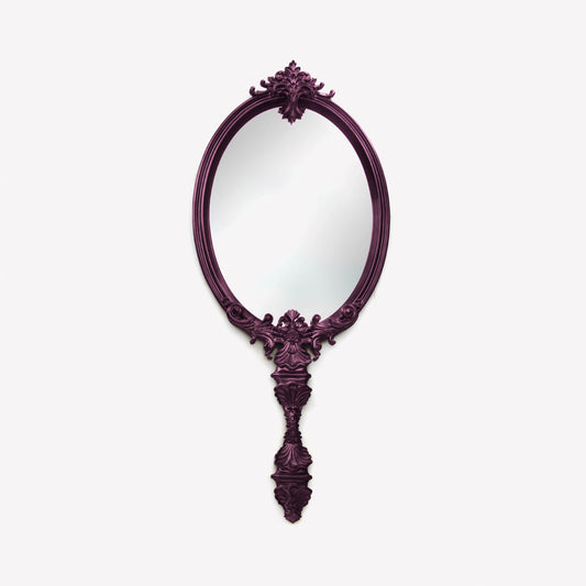 Marie Antoinette - Wall-Mounted Framed Mahogany Mirror by Boca Do Lobo #AMETHYST